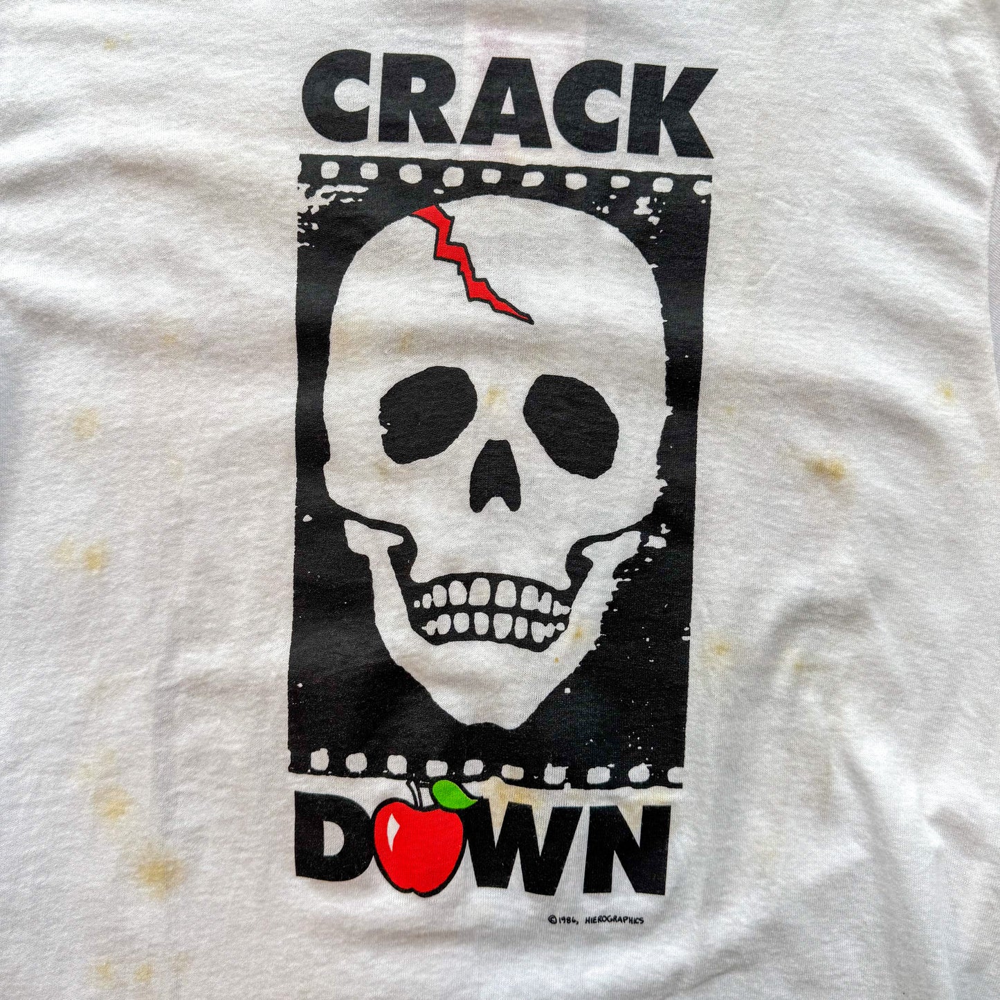 1986 “Crack Down” Benefit Concert T-Shirt