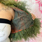 Y2K Ostrich Feather Bolero Jacket