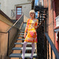 εϊз COMING SOON εϊз 1960s Emilio Pucci Pink-Orange-Yellow Zig Zag Silk Jersey Shift Dress