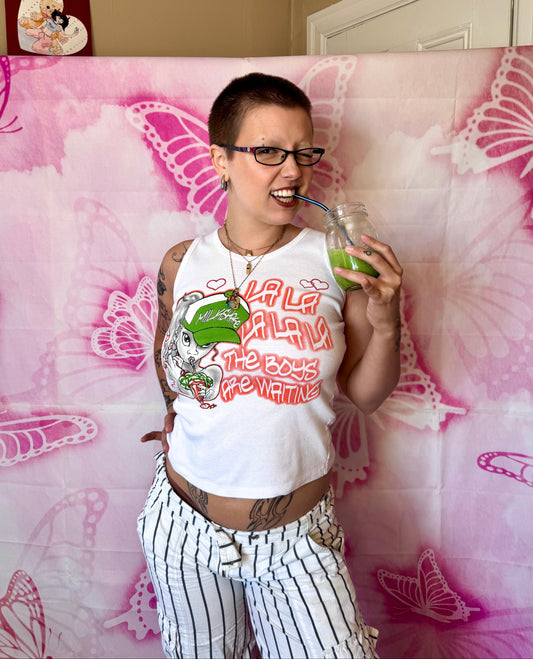 Y2K Milkshake Graphic Tank