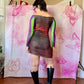 2010s Jeremy Scott for Adidas Jukebox Body-con Dress