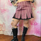 Y2K Betsey Johnson Stripped Mini Skirt