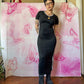 90s House Of Field by Patricia Field Bodycon Maxi Dress