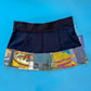 Deadstock Pantaluna Upcycled T-Shirt Mini Skirt in XL