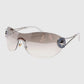 Y2K Large- Frame Sunglasses with Five-Pointed Stars