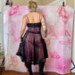 Y2K Betsey Johnson Goth Lace Midi Dress