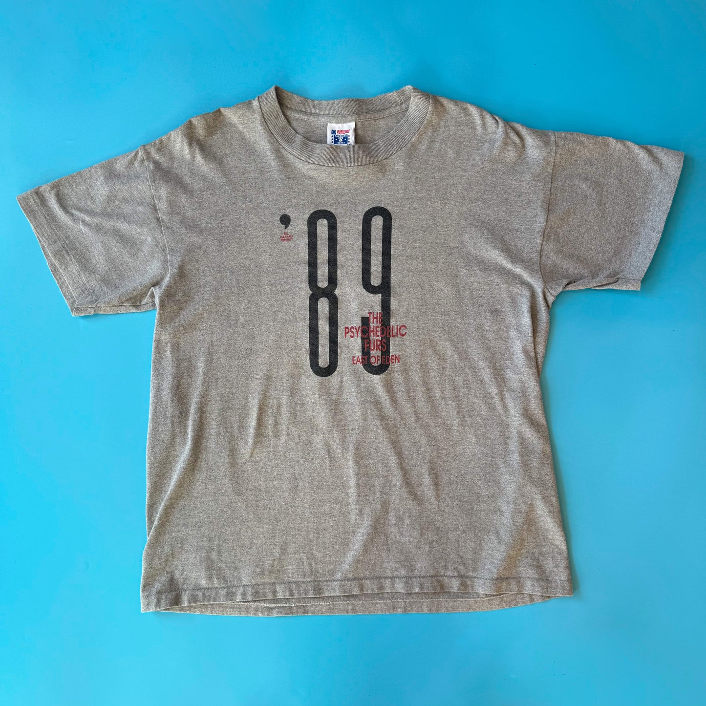 1989-1990 Bill Graham Presents The Psychedelic Furs East of Eden NYE Berkeley Community Theatre T-Shirt