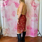 Y2K Betsey Johnson Floral Mesh Skirt