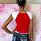 90s Flame Graphic Baby Tee