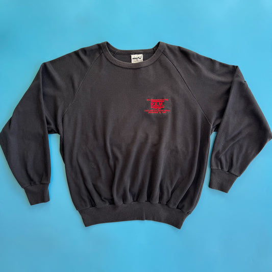 1987 Bill Graham Presents R.E.M. Embroidered Crewneck