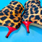 Y2K Betsey Johnson Leopard Sock Boots