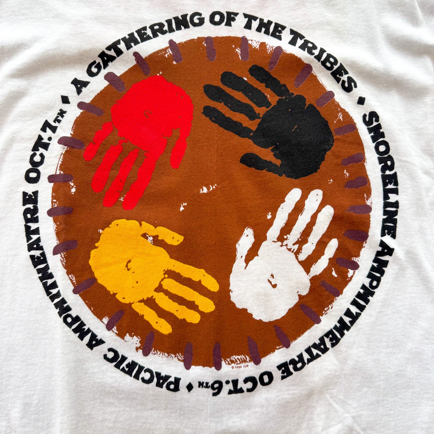 1990 "A Gathering Of The Tribes" Music Festival T-Shirt