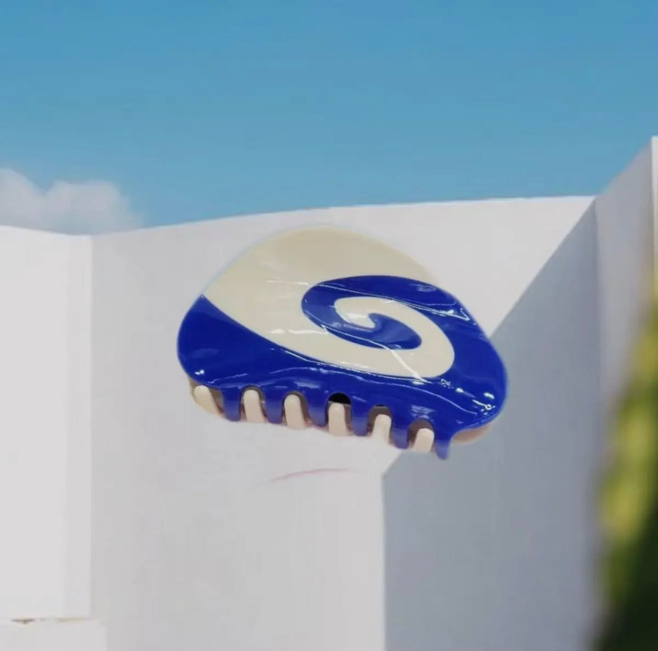 Swirl Shell Hair Clip