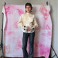 90s Bill Blass New York Edwardian Style Button Blouse