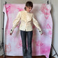 90s Bill Blass New York Edwardian Style Button Blouse