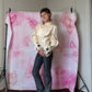 90s Bill Blass New York Edwardian Style Button Blouse