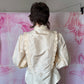 90s Bill Blass New York Edwardian Style Button Blouse