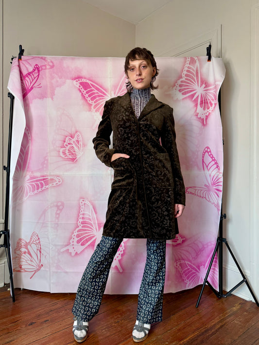 EnC Tailored Embossed Coat
