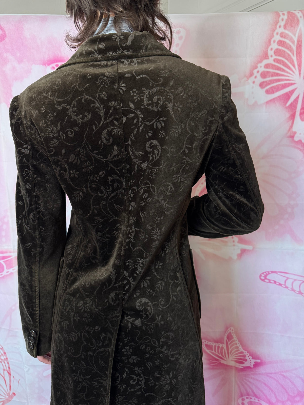 EnC Tailored Embossed Coat