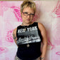 90s Graphic NYC Skyline Brooklyn Bridge Tank