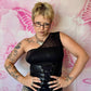 Y2K Tripp NYC One Shoulder Lace Corset Top
