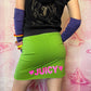 Y2K Juicy Couture Angel Drawstring Mini Skirt