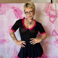 Pout by Victoria’s Secret Knit Peplum Button Sweater