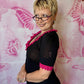 Pout by Victoria’s Secret Knit Peplum Button Sweater