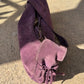 PRADA Purple Suede Shoulder Bag