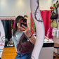 PRADA Purple Suede Shoulder Bag