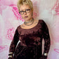 90s Betsey Johnson Velvet Jumpsuit