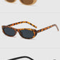 Narrow Oval Frame Retro Sunglasses
