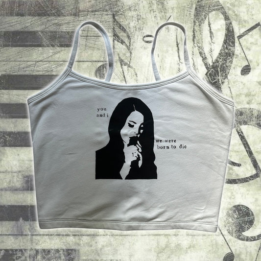 Cleo Violet Lana “you and i, we were born to die” Tank