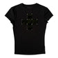 εϊз COMING SOON εϊз Cleo Violet PVC Malpractice Baby Tee