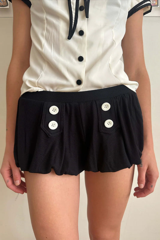 Blondita Shop Sailor Bloomer Shorts Noir