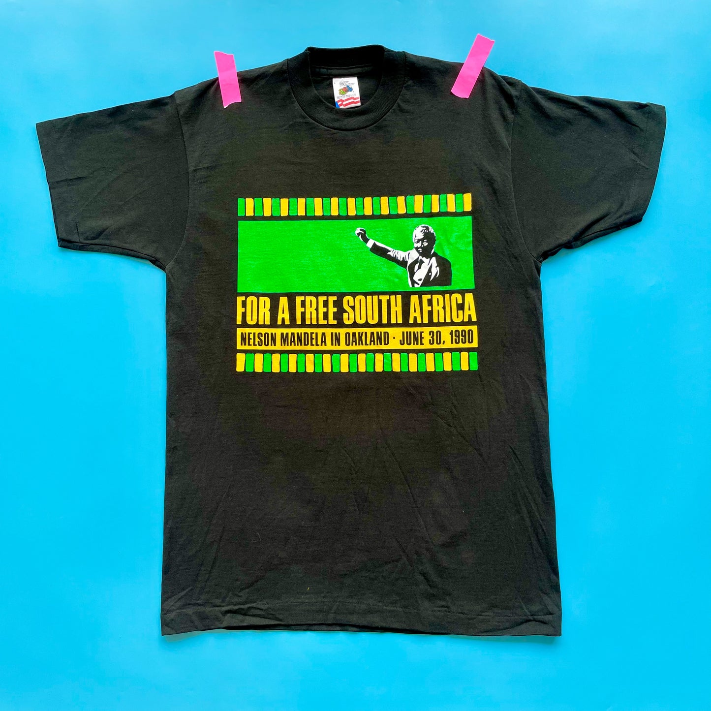 1990 Deadstock "Free South Africa" Nelson Mandela T-Shirt