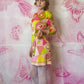 εϊз COMING SOON εϊз 1960s Emilio Pucci Geometric Circle Print Silk Jersey Shift Dress w Cord Crystal Belt