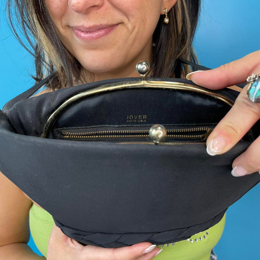 60s Handbag with Braided Band Detail