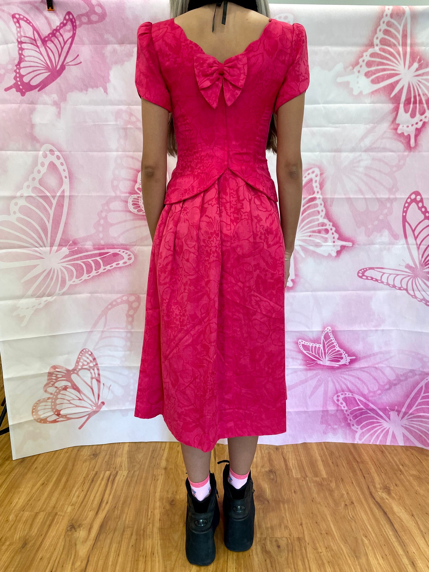 80s Tapestry Print Dress dittovintage